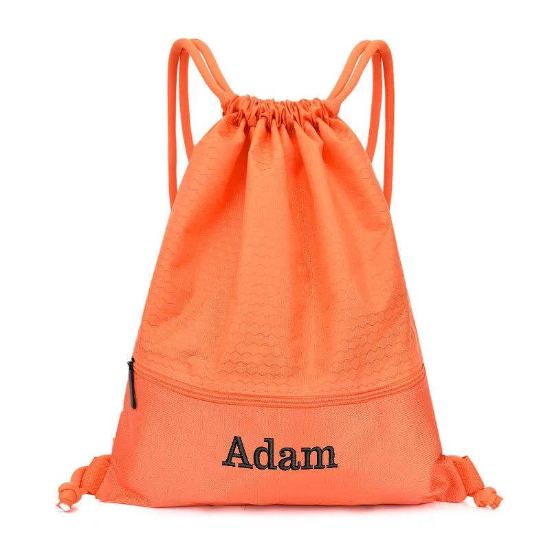 Thick Rope Band Waterpro. Basketball Backpack With Embroidery
