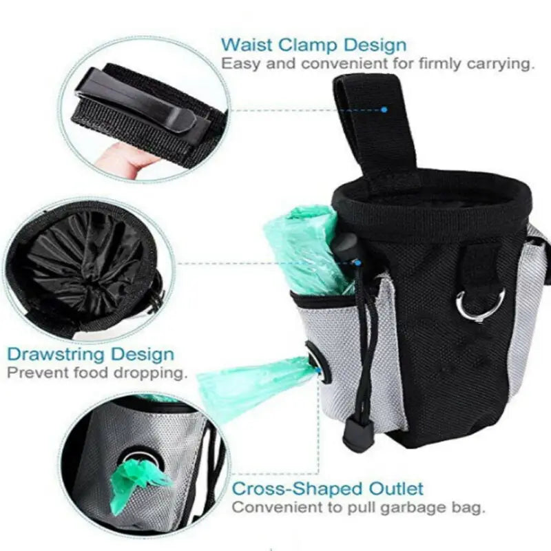 Casual Dog Feeding Bag Obedience Training Treat Pouch