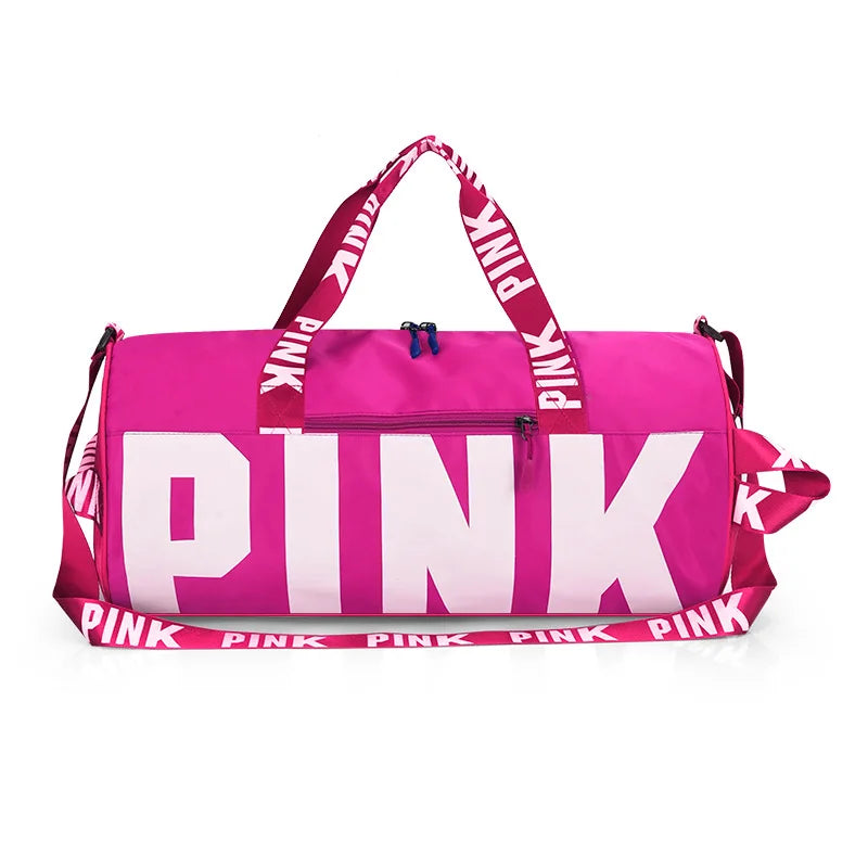 Pink Travel Duffels Crossbody Bag for Sports