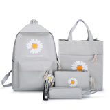 Pink Sugao 4PCS Backpack Bookbag Set Girls Pen Bag Travel Laptop Crossbody Bag