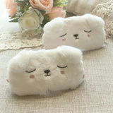 Cartoon Dog Plush Eye Cover Sleeping Mask Travel Blindfold