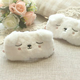 Cartoon Dog Plush Eye Cover Sleeping Mask Travel Blindfold