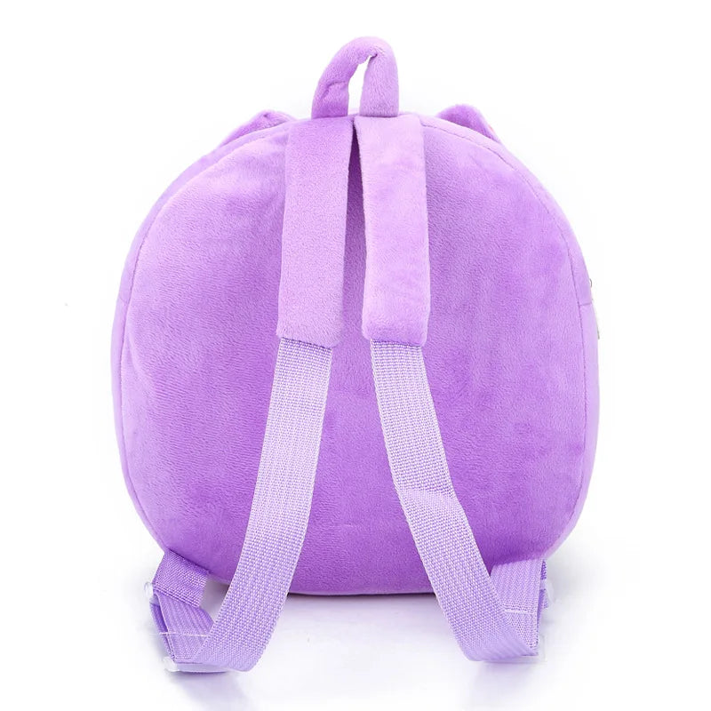 Cartoon Baby Girls Plush Backpack for Kids
