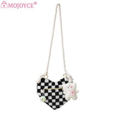 Plush Shoulder Bag Lightweight Women Ladies Handbags Soft Small Casual Zipper