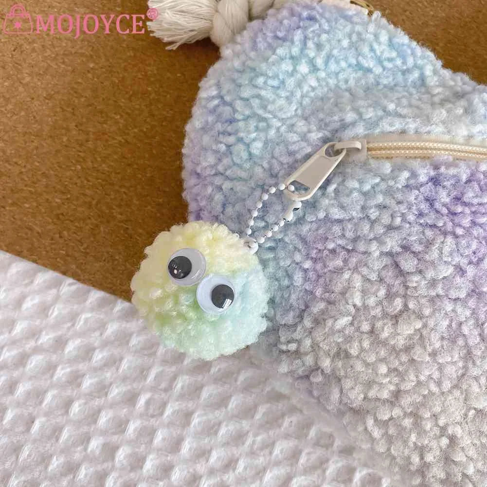 Plush Shoulder Bag Lightweight Women Ladies Handbags Soft Small Casual Zipper