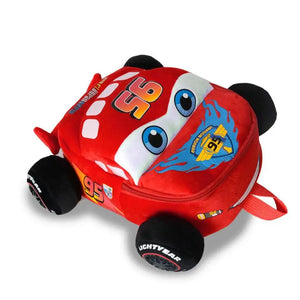 Plush Car Kids Bag for Kindergarten Safety Backpack 3-6 Years