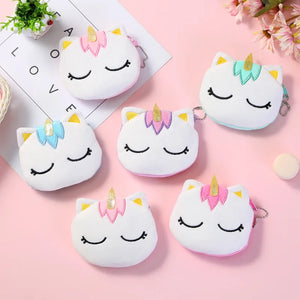 Cartoon Cat Coin Purse for Kids - Mini Zipper Portable Coin Pouch