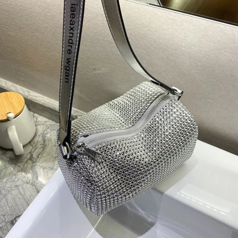 Bright Diamond Small Bag Chain Messenger Underarm Bag