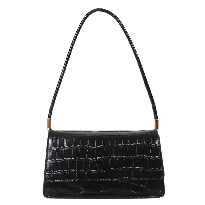 Crocodile Pattern Women's Shoulder Bag
