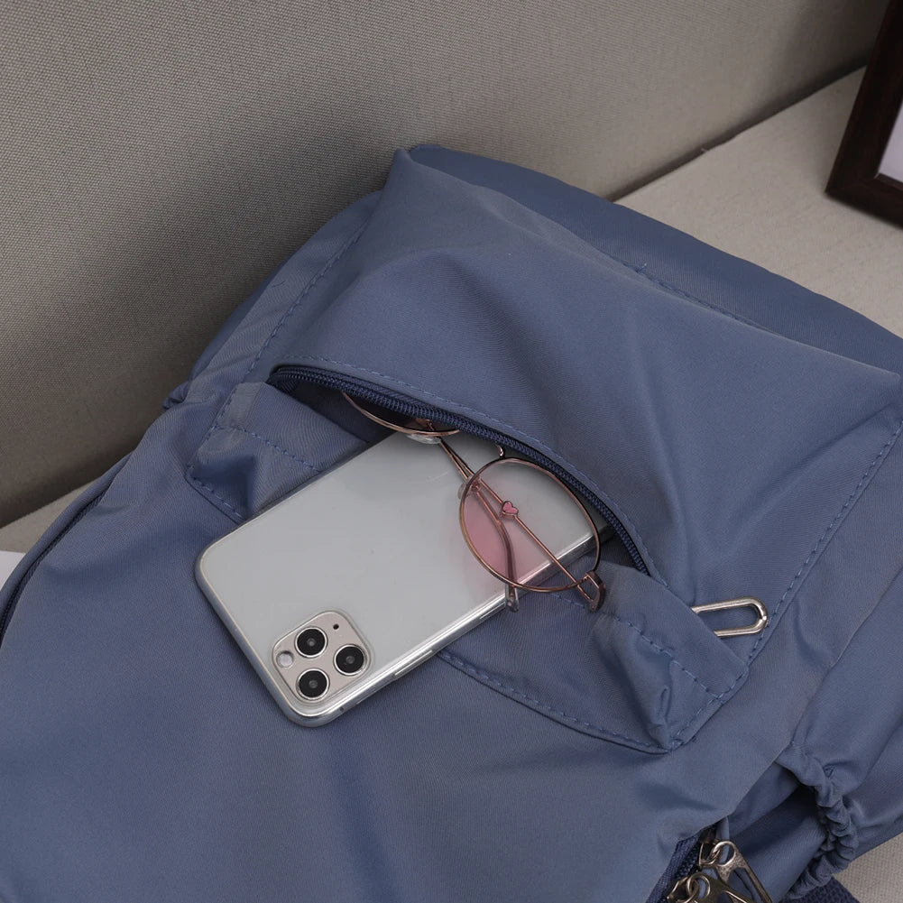 Women's Large Capacity Nylon Shoulder Backpack