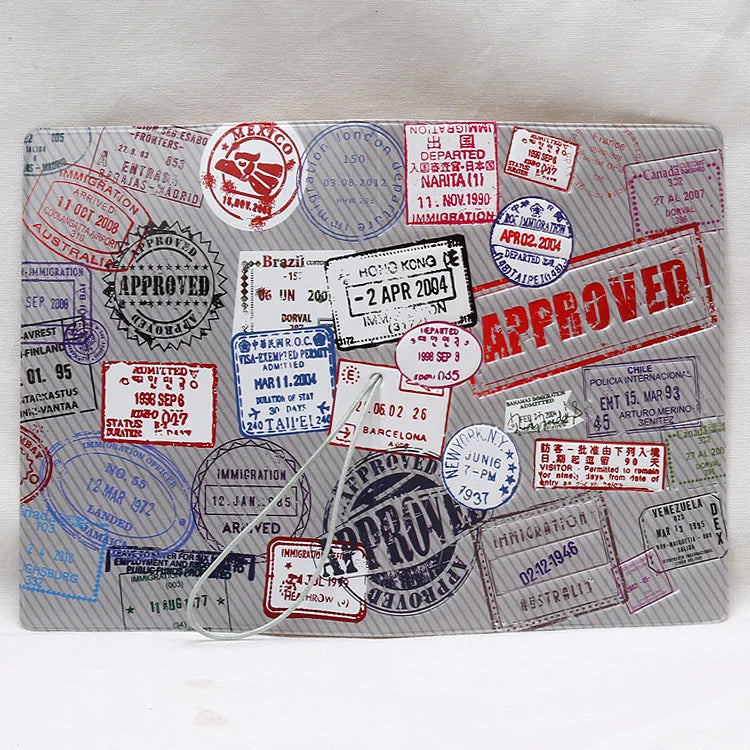 Stylish Passport Cover, PU Leather, Fits 14*9.6CM Passport Holder