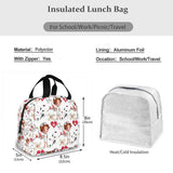 Cartoon Nurse Pattern Insulated Lunch Bag