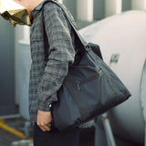 Men Travel Bag Nylon Waterproof Large Capacity Crossbody Casual Gym Shoulder Bag
