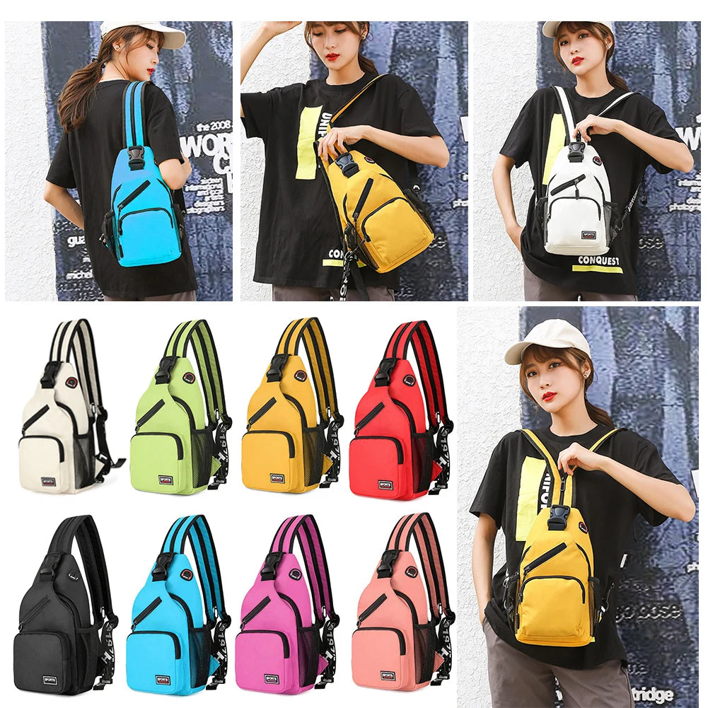 Waterproof Crossbody Chest Bag Large Capacity Shoulder Bags