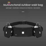 Portable Sports Waist Bag with Bottle Holder