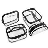 Transparent PVC Travel Cosmetic Bag Toiletry Zip Organizer