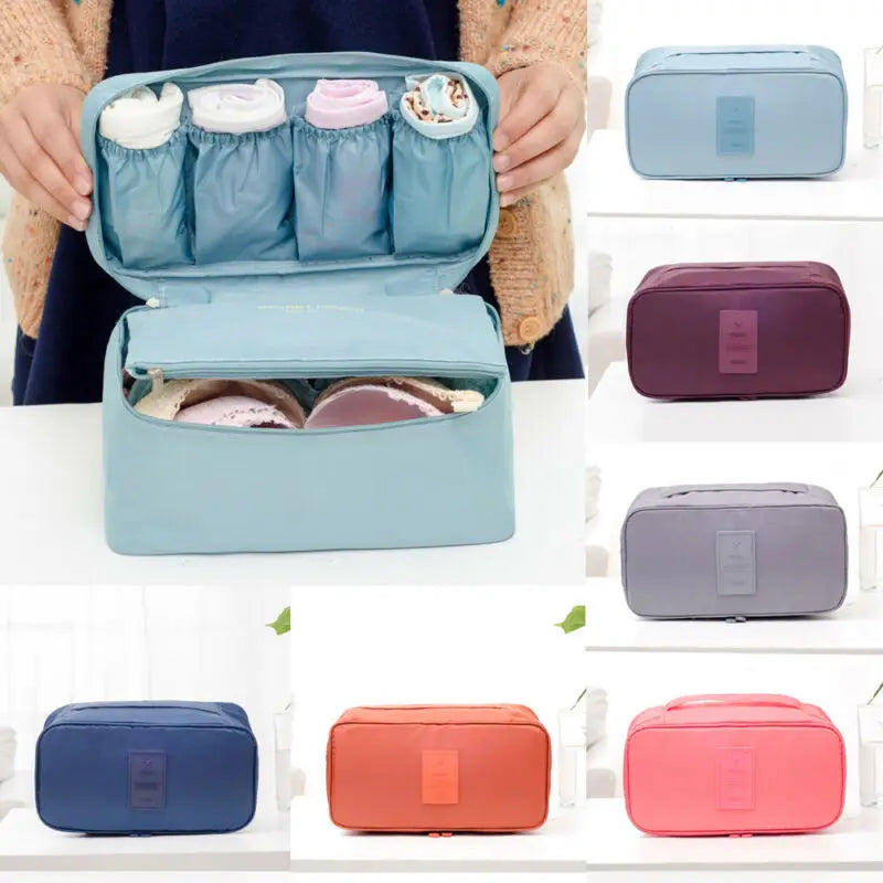 Portable Travel Bra Underwear Organizer Bag