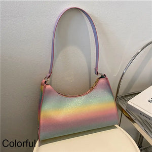 Women Sequin Shoulder Bag Handbags Waist Bag