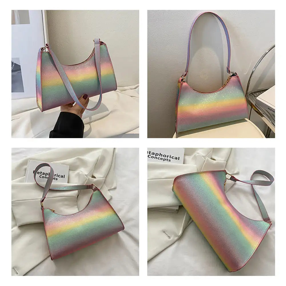 Women Sequin Shoulder Bag Handbags Waist Bag