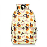 Canvas Backpack for Boys Girls Teenagers School Travel Rucksack