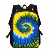 Tie Dye Printing School Bags Kids 15inch Primary Schoolbag