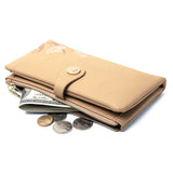 Floral Print Long Purses Zipper Hasp Wallet For Women