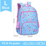 Princess Fox Heart Rabbit Embroidery Girl Boy Children School Bagpack