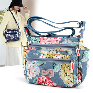 Flower Women Crossbody Bag Nylon Messenger Bags