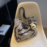 Chain Travel Women's Cotton Shoulder Bag Cross Body Purse