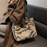 Chain Travel Women's Cotton Shoulder Bag Cross Body Purse