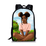 Personalized Printing Pattern School Backpack Set for Teens