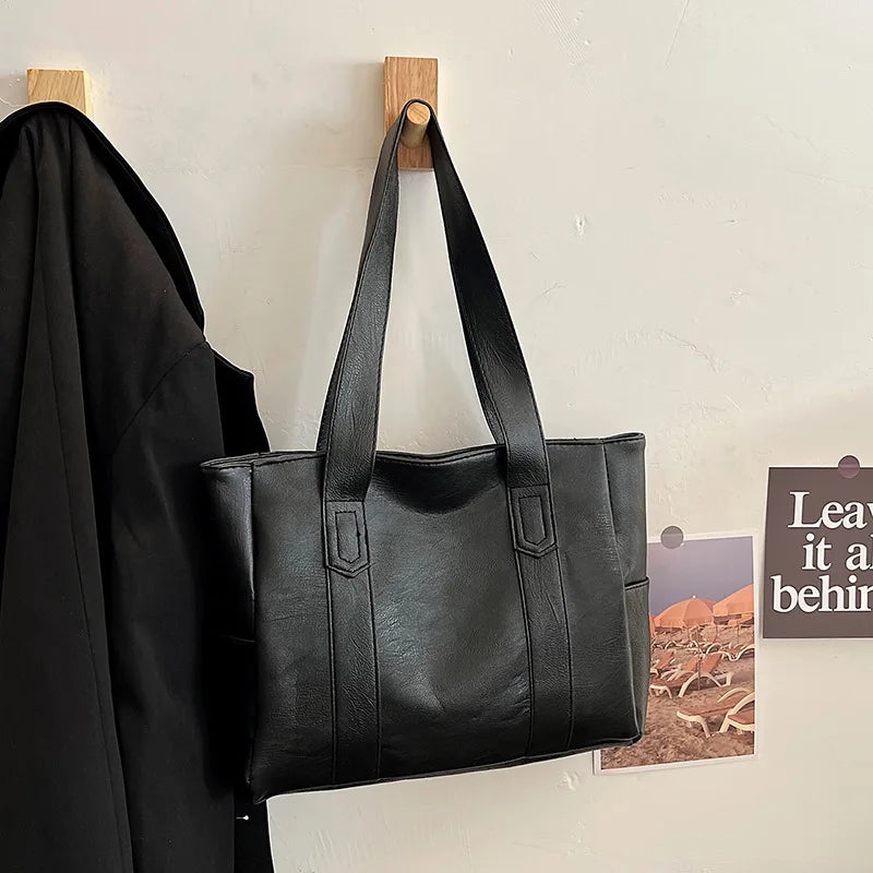 PU High-Quality One-Shoulder Large Bag Women's Summer All-Match Commuter Bag