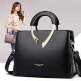 PU Leather Casual Crossbody Bags for Women Handbags Lady Top-Handle Bag