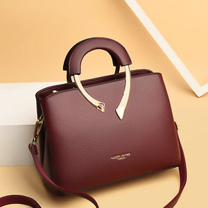 PU Leather Casual Crossbody Bags for Women Handbags Lady Top-Handle Bag