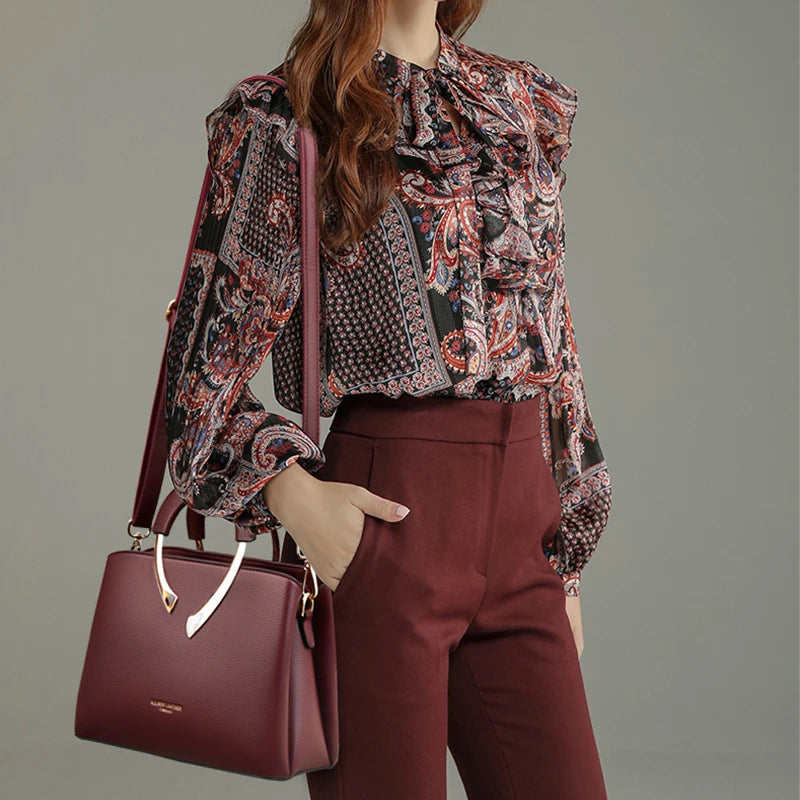 PU Leather Casual Crossbody Bags for Women Handbags Lady Top-Handle Bag