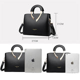 PU Leather Casual Crossbody Bags for Women Handbags Lady Top-Handle Bag