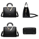 PU Leather Casual Crossbody Bags for Women Handbags Lady Top-Handle Bag