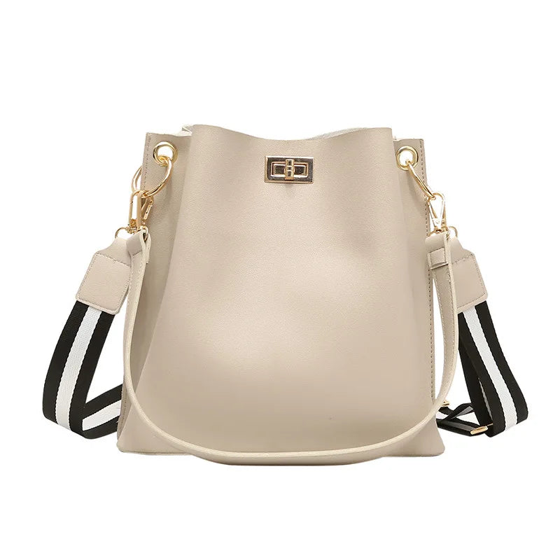 Casual Large Bucket Crossbody Bags Women Shoulder Messenger Purses
