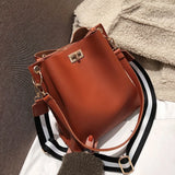 Casual Large Bucket Crossbody Bags Women Shoulder Messenger Purses