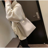 Casual Large Bucket Crossbody Bags Women Shoulder Messenger Purses