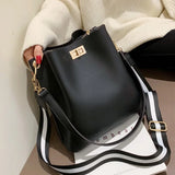 Casual Large Bucket Crossbody Bags Women Shoulder Messenger Purses