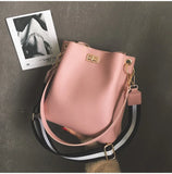 Casual Large Bucket Crossbody Bags Women Shoulder Messenger Purses