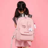 Purple Girls Kids Backpack School Satchel Travel School Bag