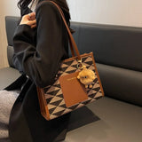 Casual Retro Tote Bag Large Capacity Shopping Bags Women