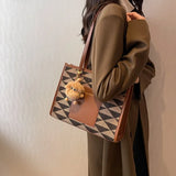 Casual Retro Tote Bag Large Capacity Shopping Bags Women