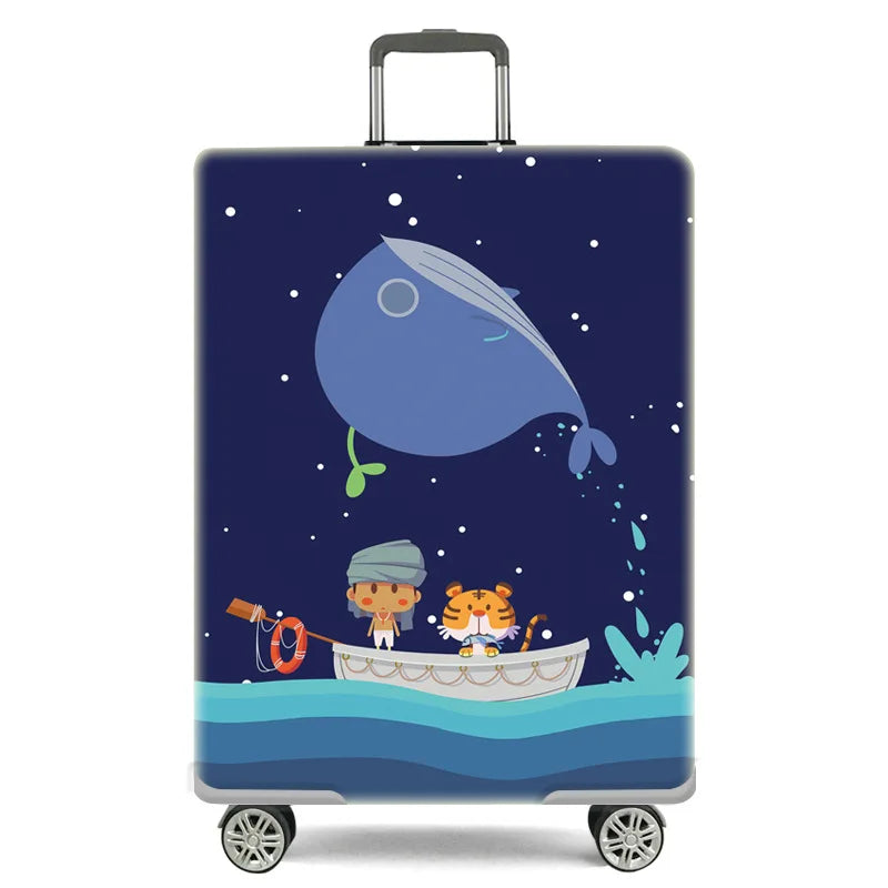 Cartoon Protective Carrying Case for 18-30 Inch Luggage Travel Accessory