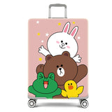Cartoon Protective Carrying Case for 18-30 Inch Luggage Travel Accessory