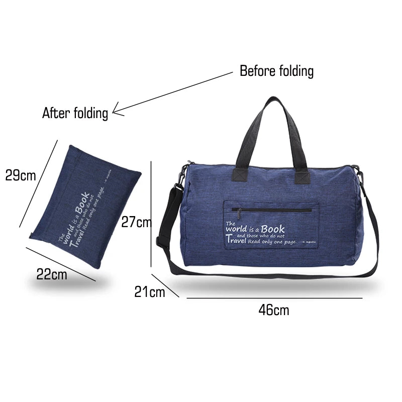 Large Capacity Waterproof Travel Bag Clothes Organizer