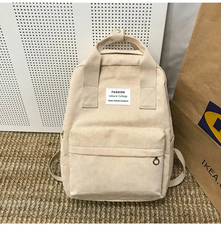 Qiaoduo Female Backpack College School Bagpack