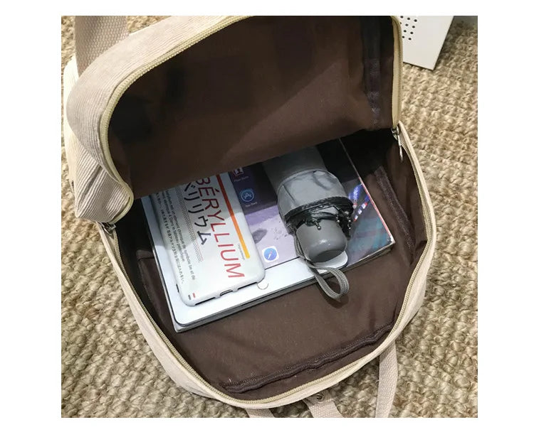 Qiaoduo Female Backpack College School Bagpack